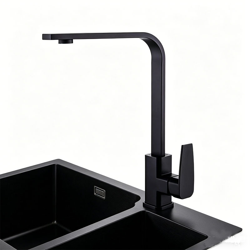 Commercial Kitchen Mixer Tap - 360° Rotatable Kitchen Sink Faucet, Modern