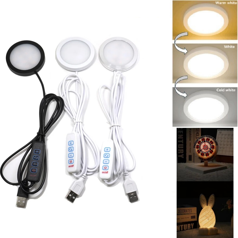 3 Colors Adjustable USB Puck L - đánh giá và giá Commercial Kitchen Lights