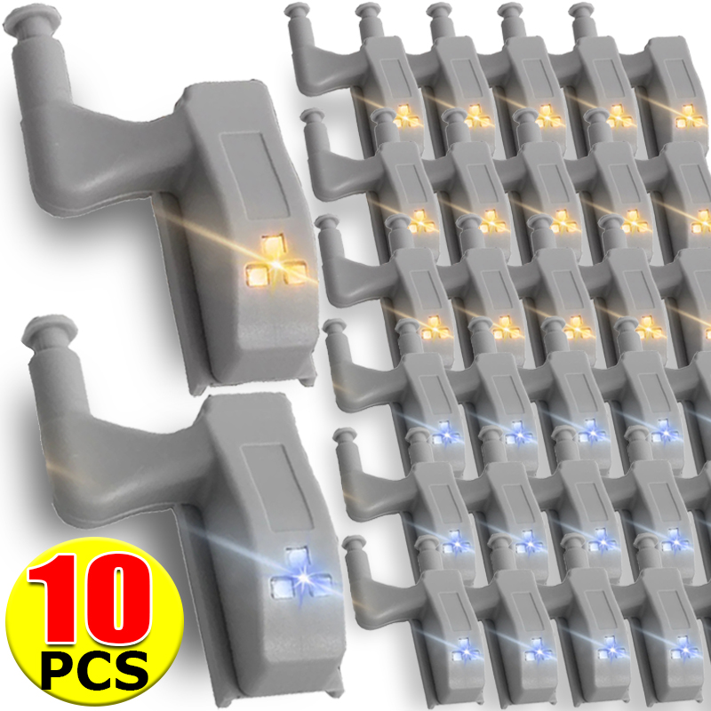 1/10pcs LED Inner Hinge Lamps  - đánh giá và giá Commercial Kitchen Lights
