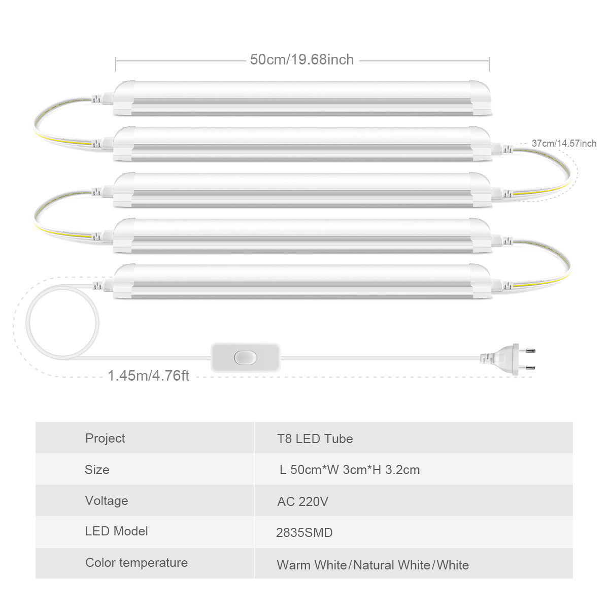 AC220V EU Plug T8 LED Tube Lig - đánh giá và giá Commercial Kitchen Youtube