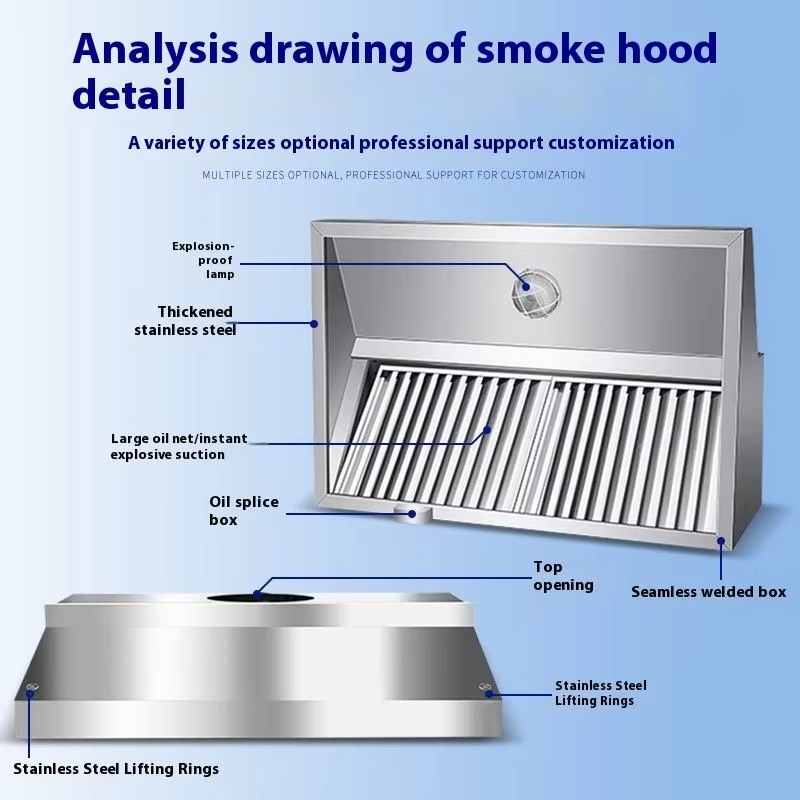 Kitchen Cooker Slim Line Exhau - đánh giá và giá Commercial Kitchen Hood Exhaust Fans